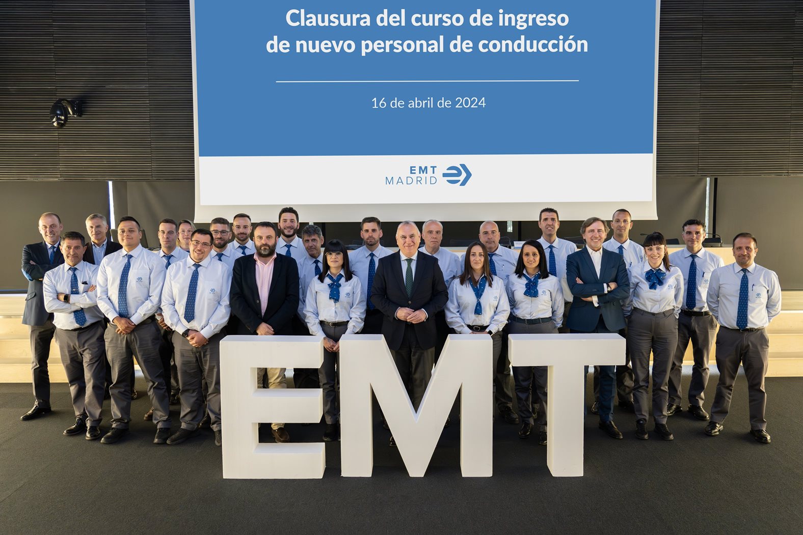 Nuevas incorporaciones de conductores al servicio de autobús de EMT Madrid