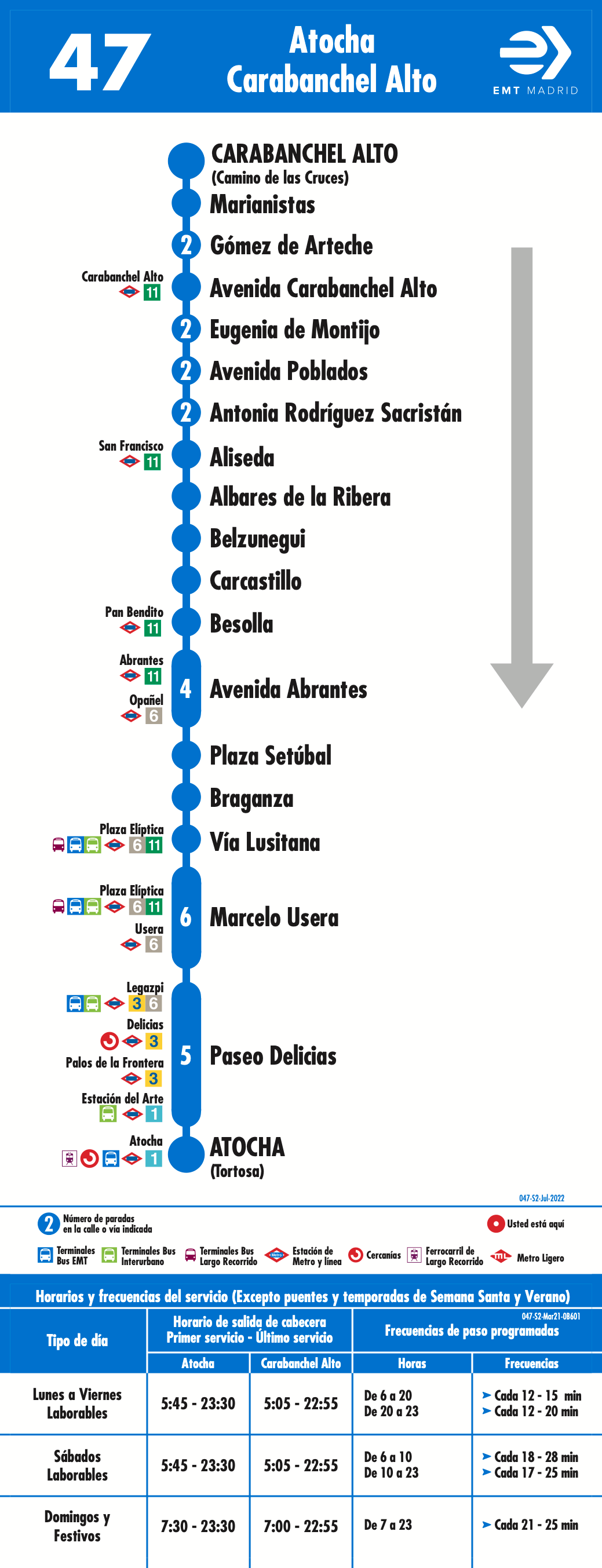 Línea 47 (EMT Madrid) - Wikipedia, la enciclopedia libre