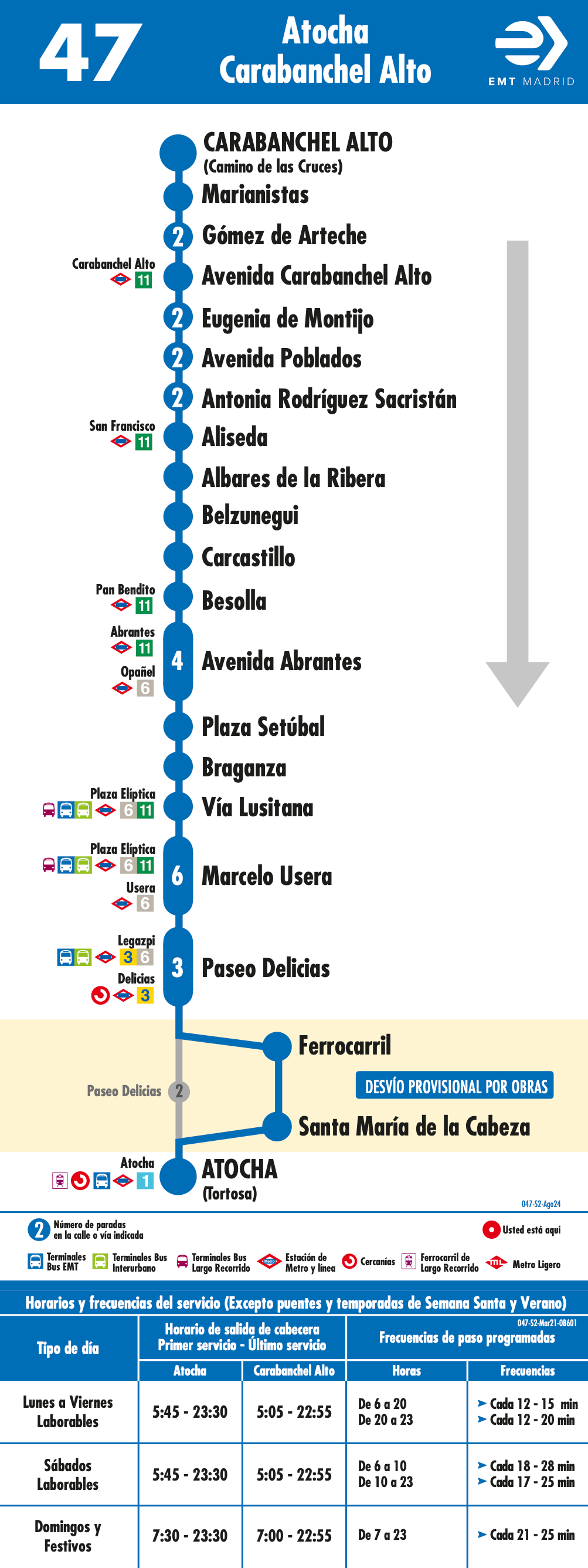 Línea 47 (EMT Madrid) - Wikipedia, la enciclopedia libre