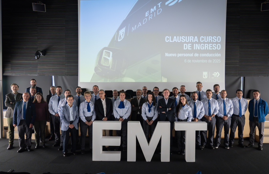 EMT incorpora a 19 nuevos profesionales de la conducción 