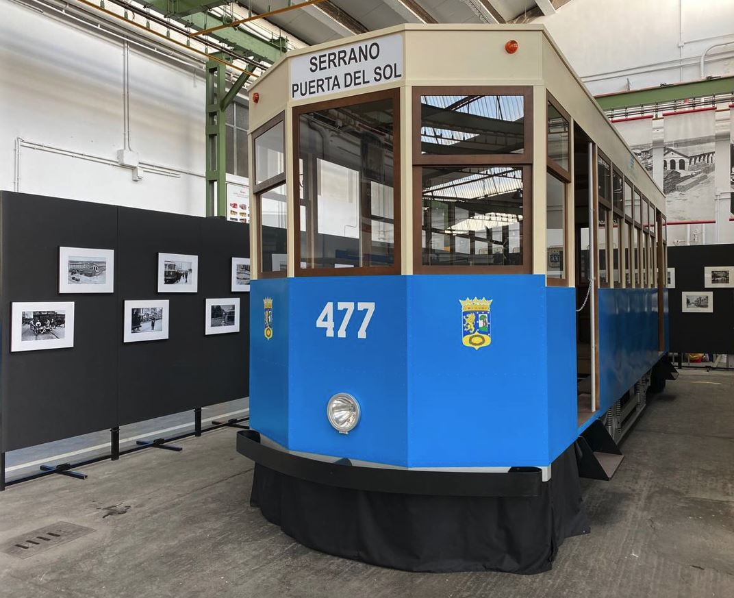 El Museo de EMT incorpora una réplica a tamaño real del tranvía belga 477 de 1922