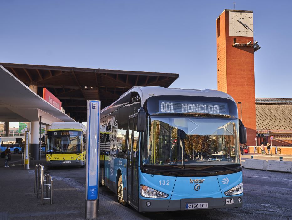 El aire del interior de los autobuses de EMT se renueva completamente cada dos minutos