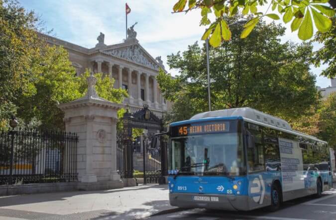 Los autobuses de EMT serán gratuitos el próximo lunes, 2 de octubre