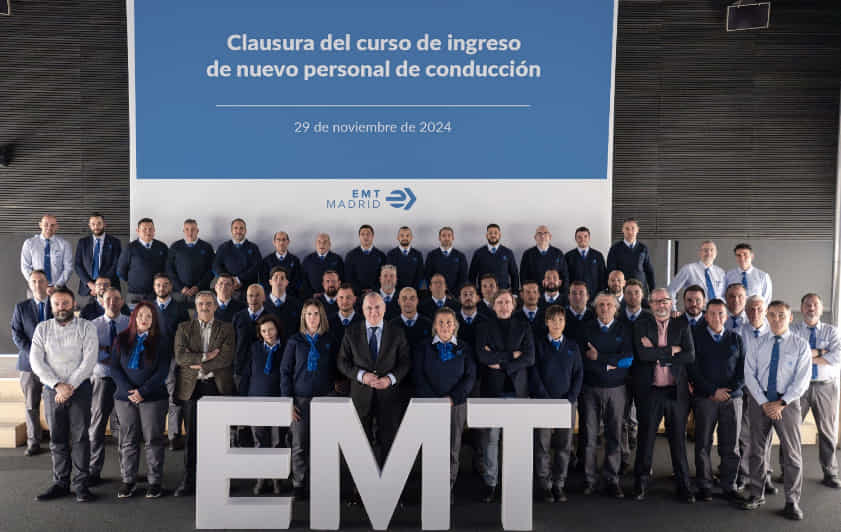 38 nuevos conductores se incorporan al servicio de autobús de EMT