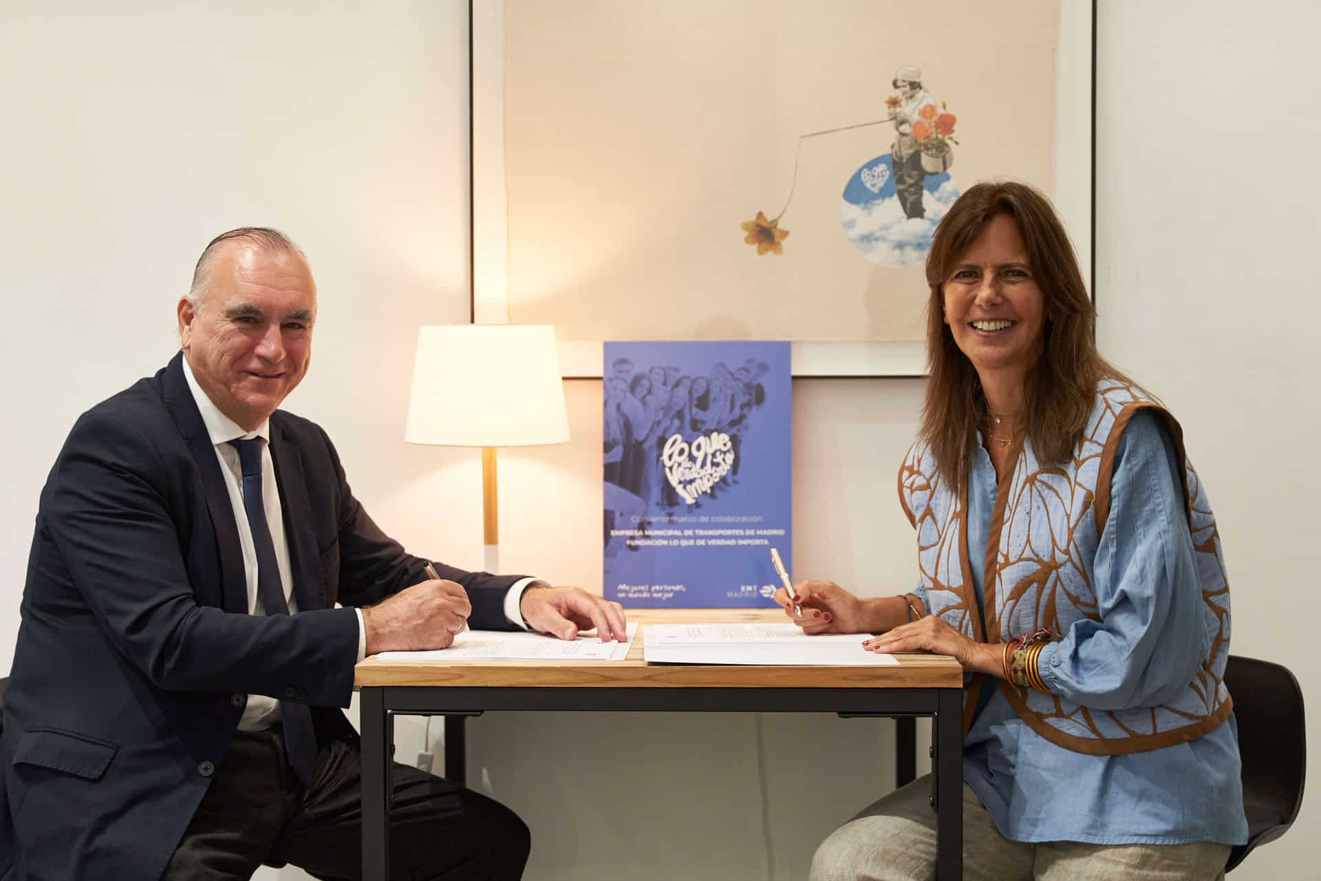 EMT colaborará con las acciones de Fundación LQDVI en favor de niños, jóvenes, personas mayores y co