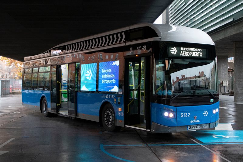 Nueva flota de autobuses para las líneas del aeropuerto de EMT