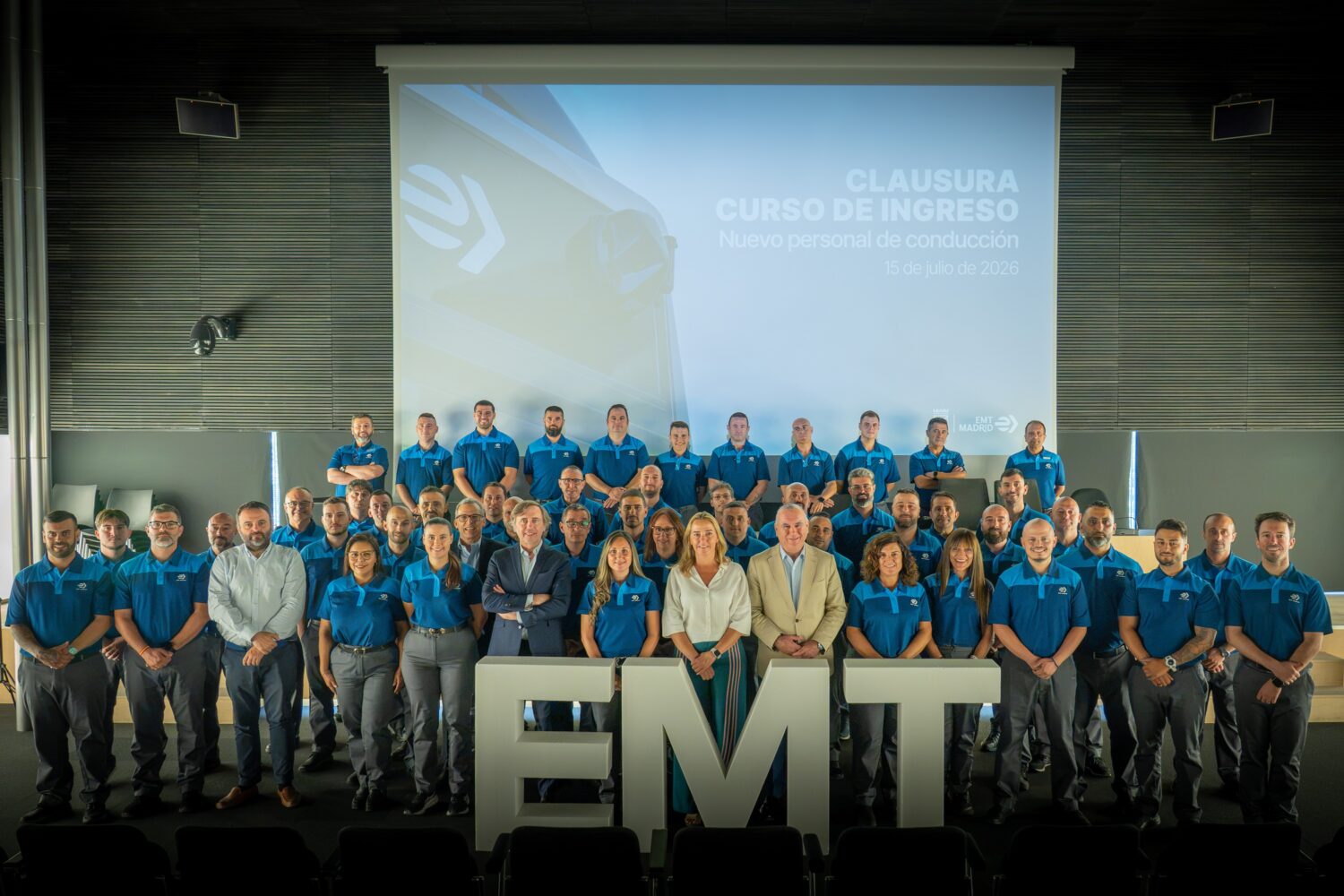 EMT Madrid incorpora una nueva promoción de 40 conductores de autobús 