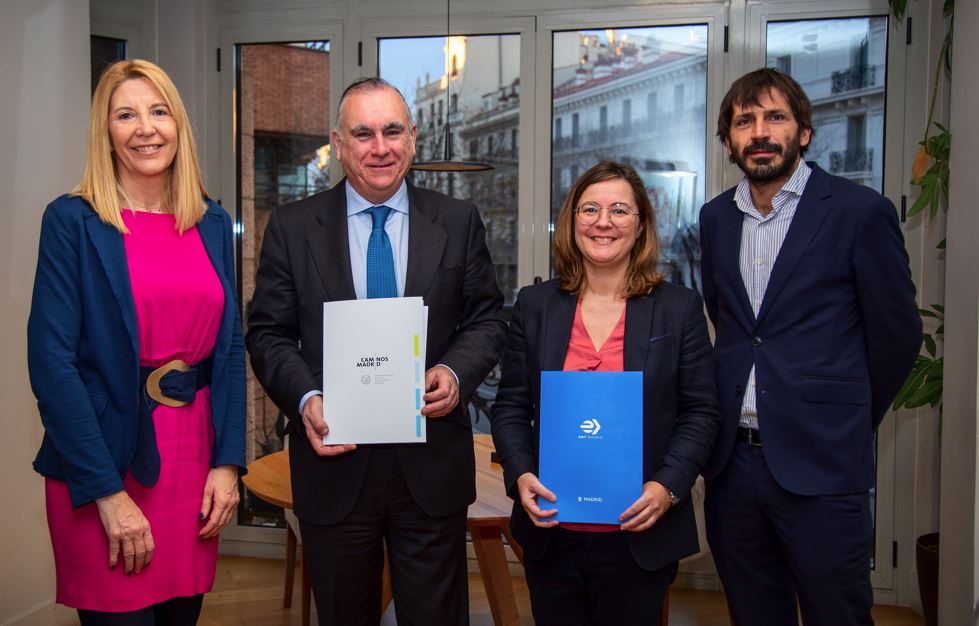 EMT firma un convenio de colaboración con el Colegio de Caminos, Canales y Puertos de Madrid