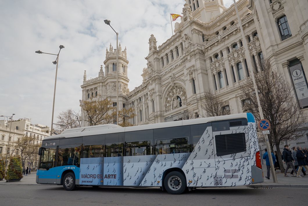#MadridEsArte, la iniciativa de EMT para visibilizar el arte y destacar la potencia visual del autob