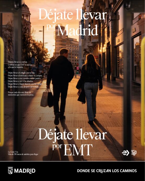 ‘Déjate llevar por Madrid, déjate llevar por EMT’, una nueva forma de entender la movilidad