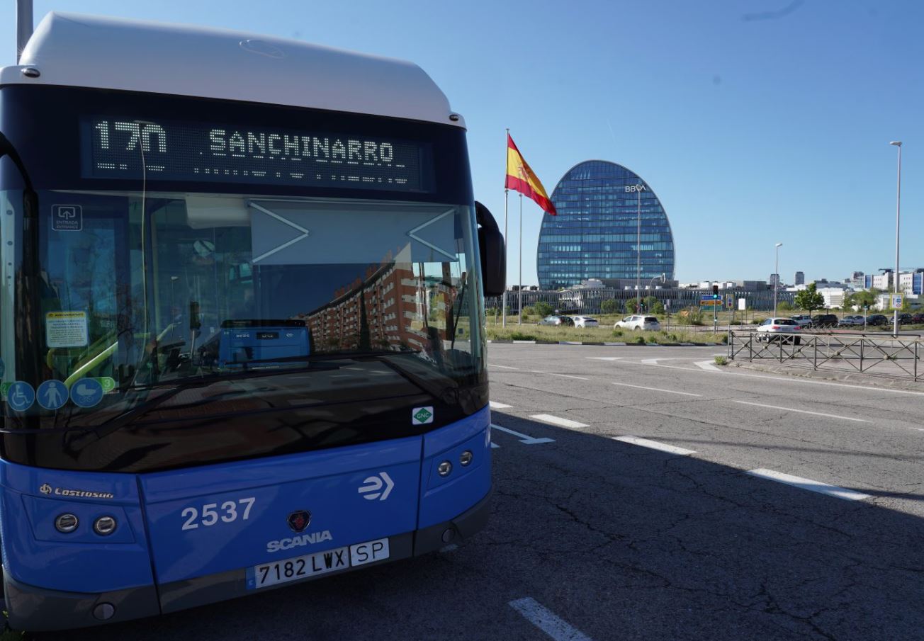 La nueva línea 170 de la EMT inaugurada hoy por Almeida une los PAU del norte de la ciudad