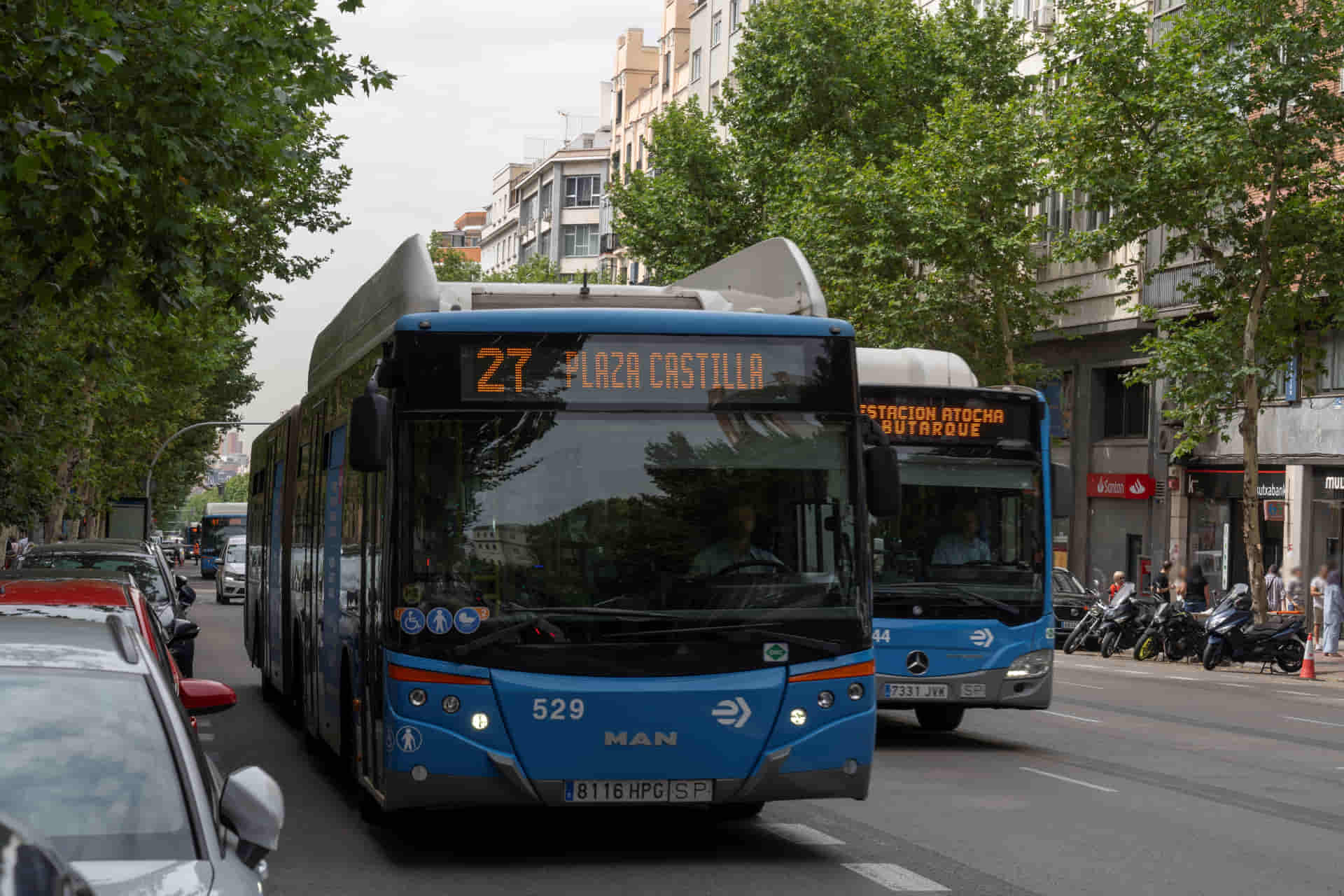 Un total de catorce líneas de EMT modificarán parcialmente su recorrido cerca de Atocha
