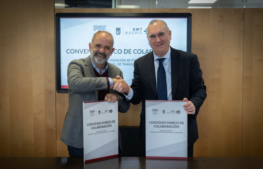 EMT Madrid, con la Fundación Botín en proyectos académicos, culturales y científicos