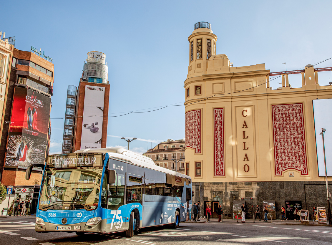 El próximo lunes y martes viajar en los autobuses de EMT Madrid vuelve a ser gratuito