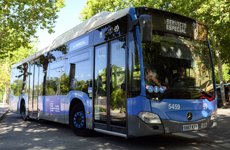 EMT Madrid fleta autobuses para conectar las estaciones de Plaza de Castilla y Nuevos Ministerios