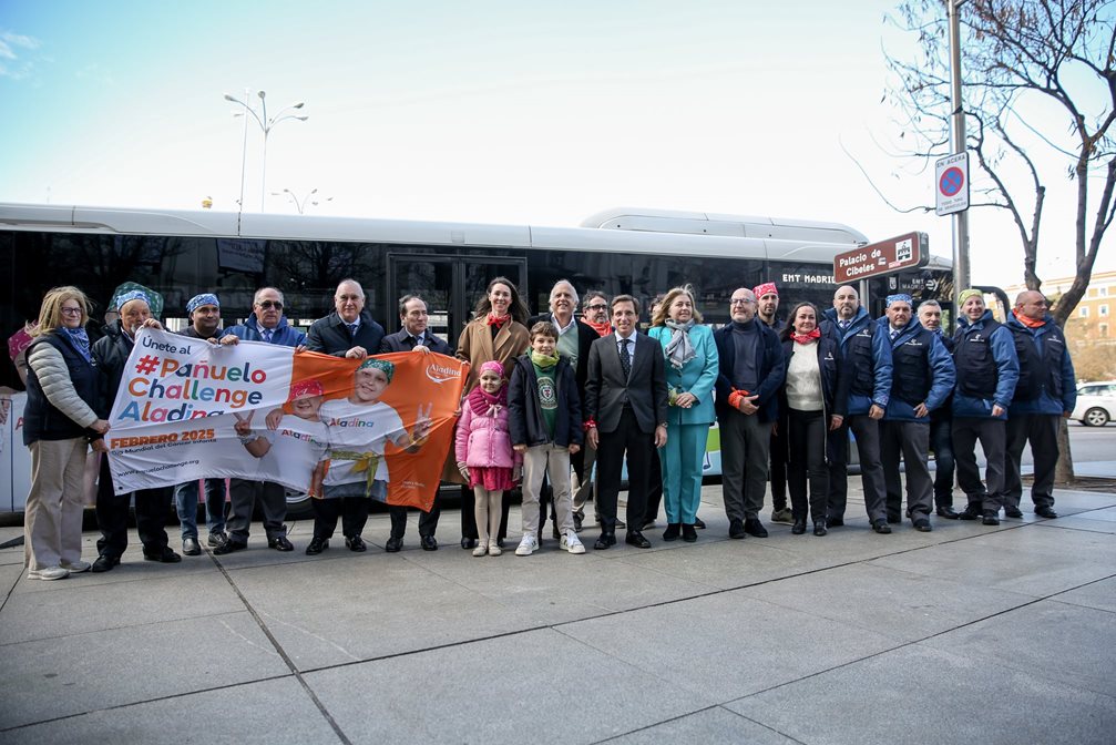 Almeida respalda, un año más, la campaña de Fundación Aladina a favor de niños y adolescentes con cá