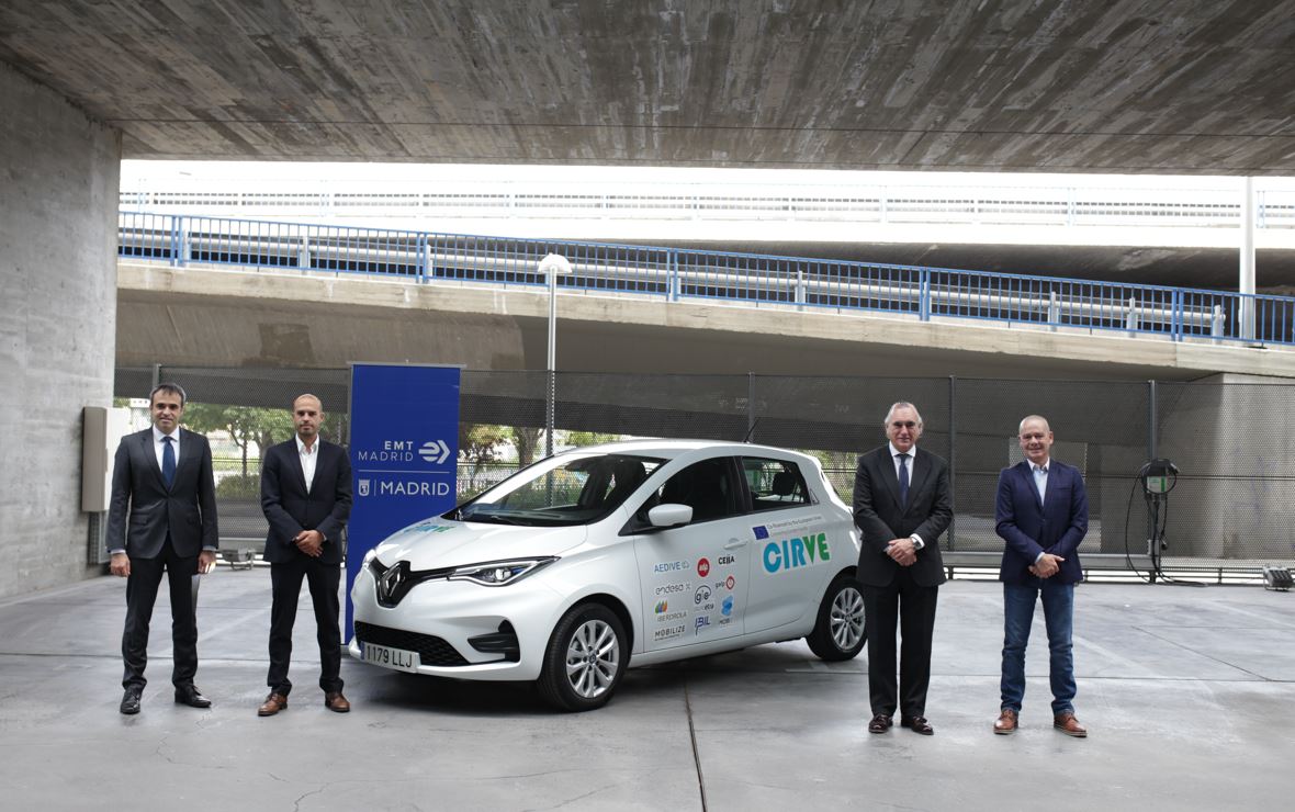 EMT acoge el proyecto europeo CIRVE para la recarga de vehículos eléctricos