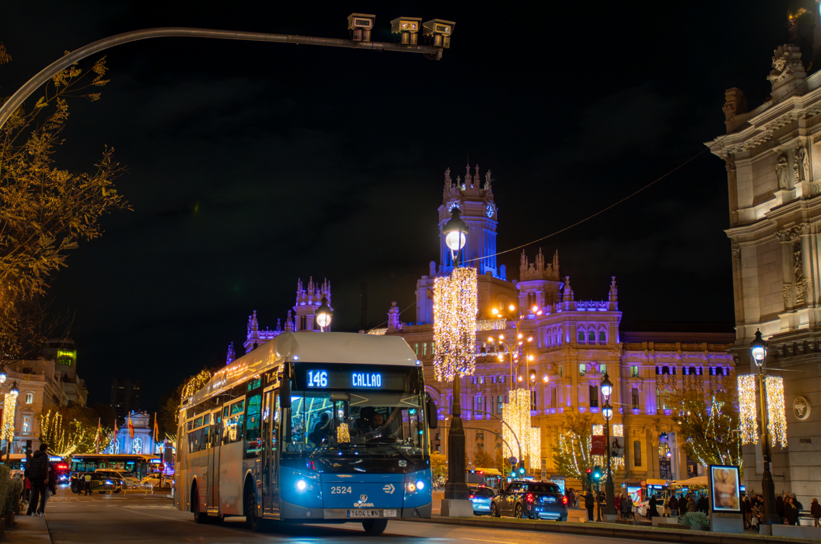 Un total de 43 líneas de EMT Madrid desviarán su recorrido para facilitar la cabalgata de Reyes