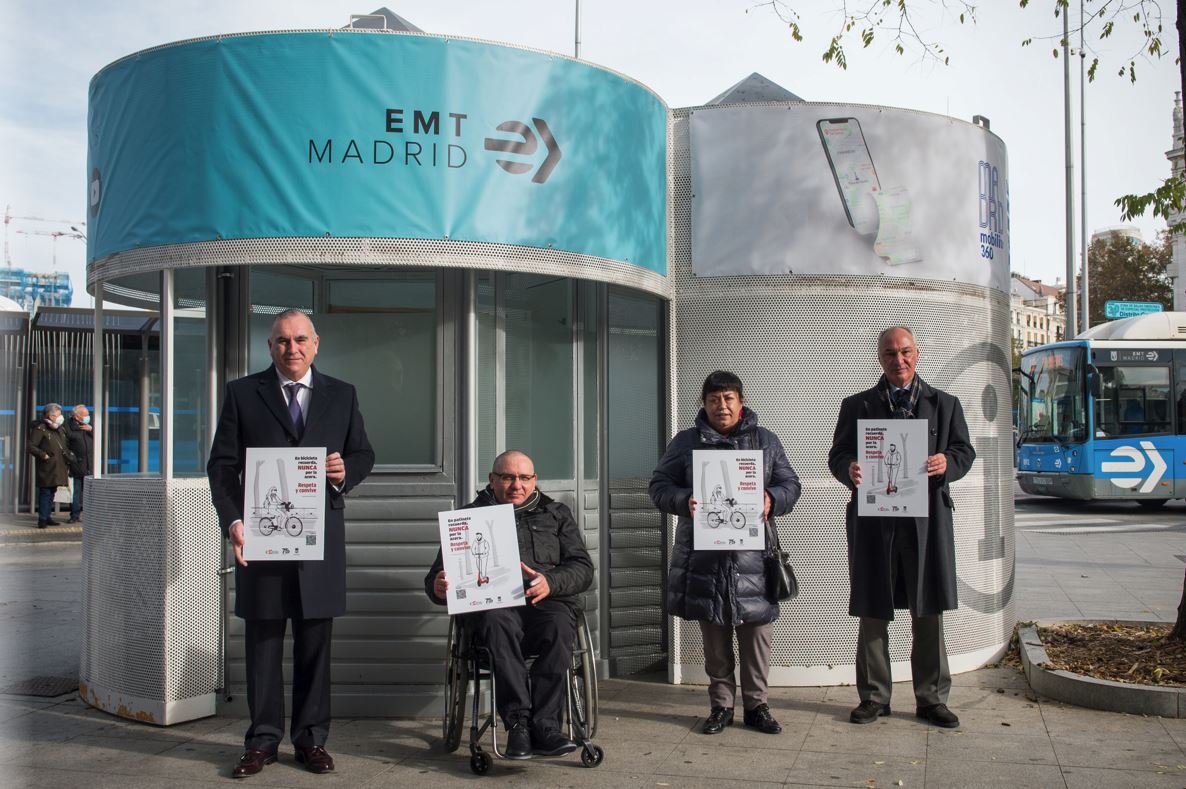 EMT y CERMI Madrid vuelven a colaborar en el Día Internacional de las Personas con Discapacidad