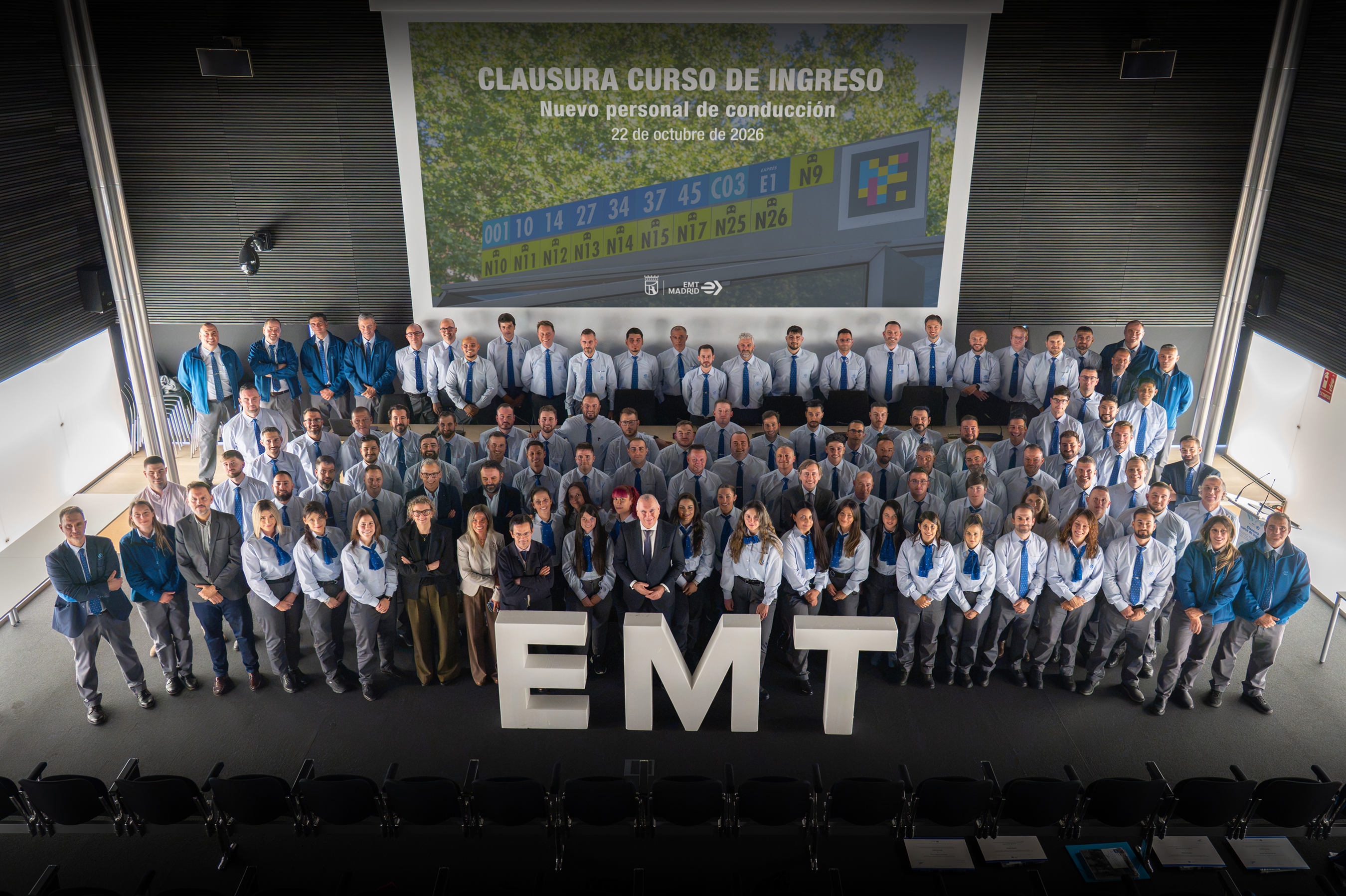 El Ayuntamiento incorpora 87 nuevos conductores de autobuses a la plantilla de EMT Madrid