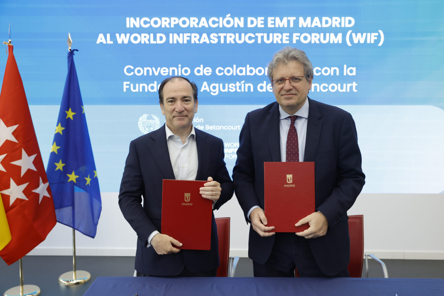 EMT Madrid colaborará con la Fundación Agustín  de Betancourt en la organización del World Infrastru