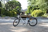 Bicicleta 1036 de BiciMAD en el Parque del Retiro